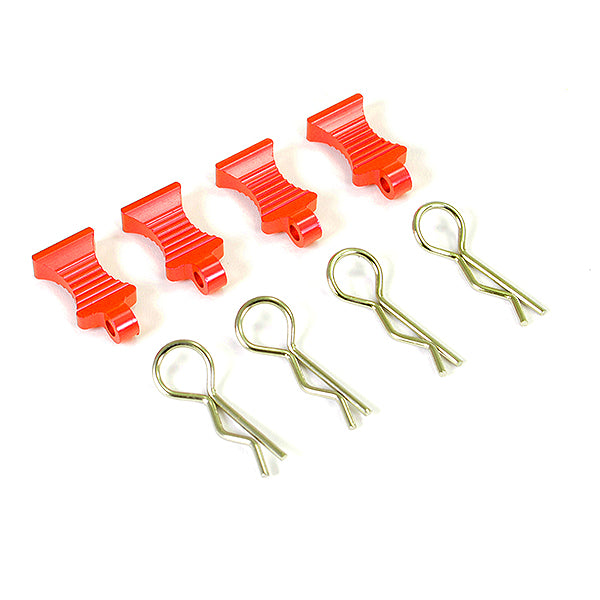 FASTRAX PRO ALUMINIUM EASYPULL TABS & BODYCLIPS (4PC)
