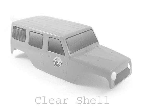FTX9210C FTX OUTBACK FURY BODYSHELL CLEAR