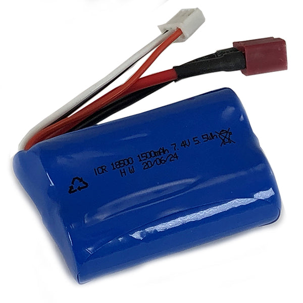 FTX9789 FTX TRACER HI-CAPACITY LI-ION 7.4V 1500MAH BATTERY PACK (FOR BRUSHED) WITH DEANS CONNECTOR