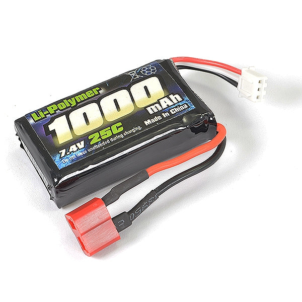 FTX9791 FTX TRACER LI-PO SOFT PACK 7.4V,1000MAH,25C (T-PLUG)