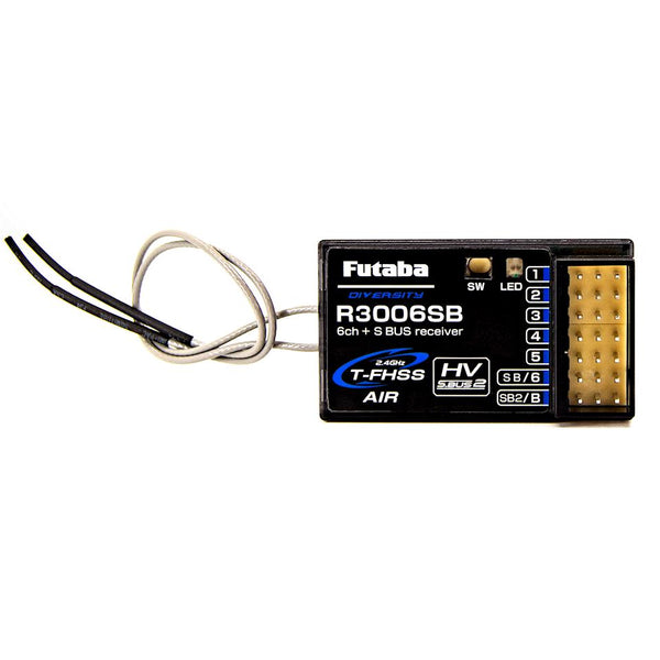 R3006SB Futaba T-FHSS S.Bus 6-Channel 2.4GHz Receiver