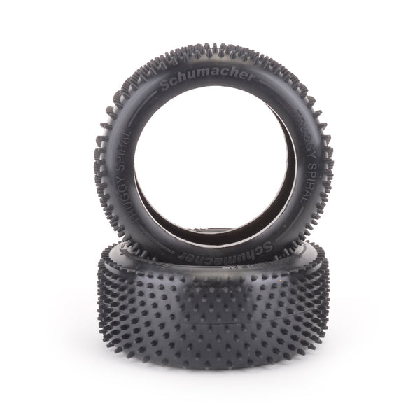 G404 Schumacher TRUGGY SPIRAL TYRE - YELLOW - PR