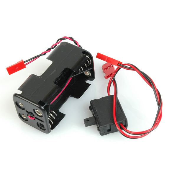 G832 BATTERY BOX AND SWITCH; 4XAA