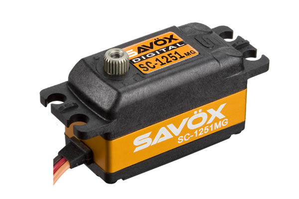 SAV-SC1251MG+ - SAVOX DIGITAL LOW PROFILE SERVO 9.0KG@6V
