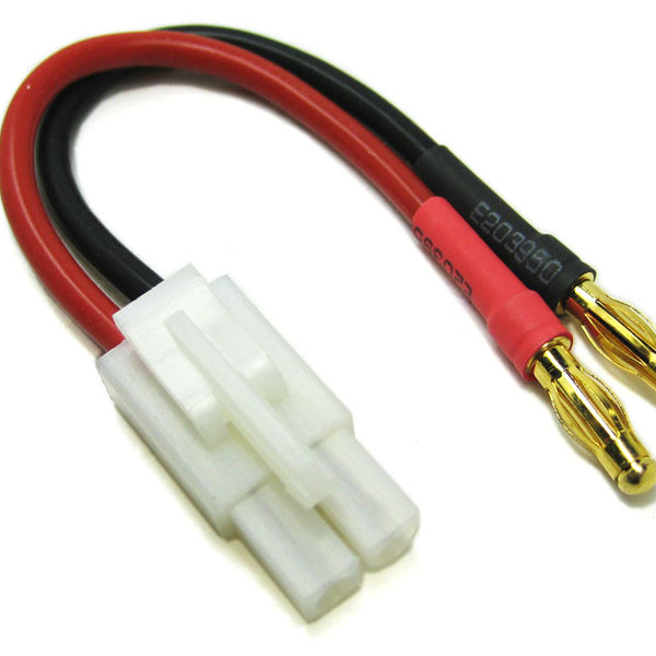 ET0838 - MALE TAMIYA TO TWO 4MM MALE CONNECTOR ADAPTOR