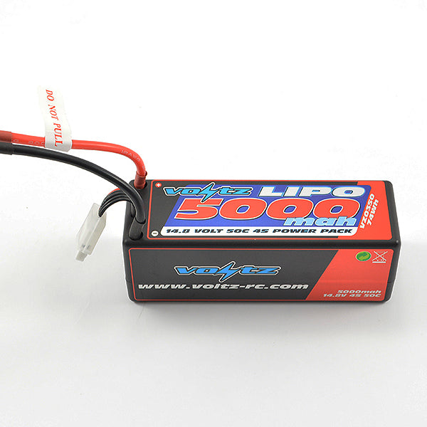 VZ0350XT60 - VOLTZ 5000MAH HARD CASE 14.8V 50C LIPO STICK PACK XT60