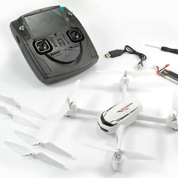 H502S - HUBSAN X4 DESIRE FPV DRONE W/GPS 720P, RTH, FOLLOW ME & HEADLESS MODE