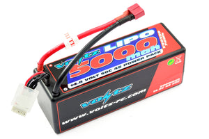 VZ0350 - VOLTZ 5000MAH 4S 14.8V 50C HARDCASE LIPO BATTERY STICK PACK