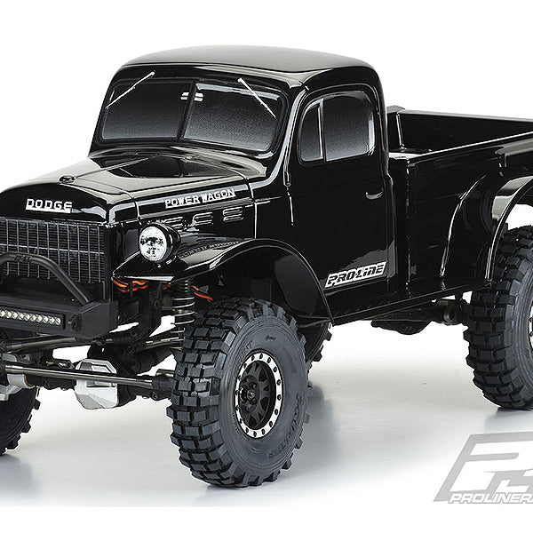 PL3499-18 PROLINE 1946 DODGE POWER WAGON TOUGH COLOUR BLACK 313MM CRAWL
