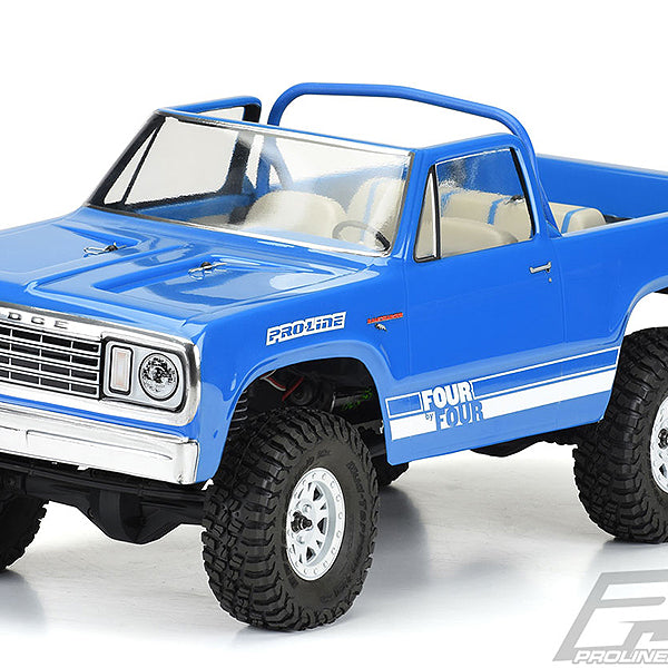 PRO3525-00 PROLINE 1977 DODGE RAMCHARGER CLEAR BODY FOR 313MMM CRAWLER