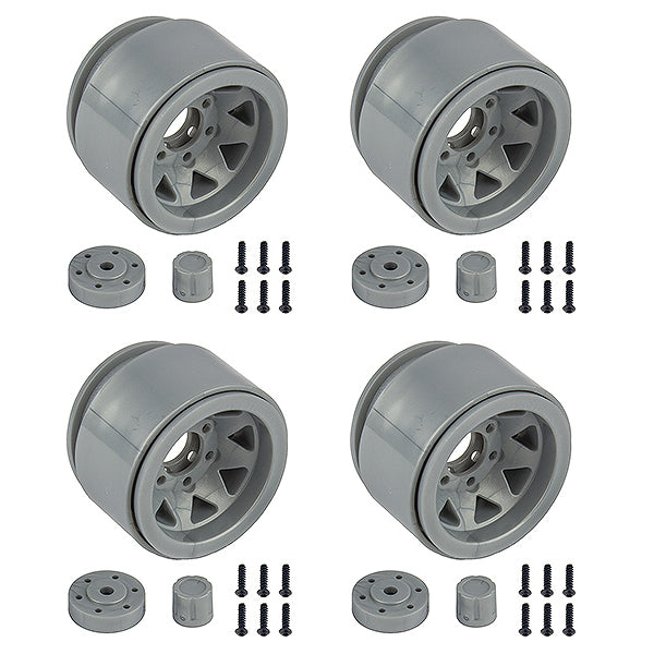 EL42110 ELEMENT RC ENDURO TRIGON WHEELS 1.55IN SILVER