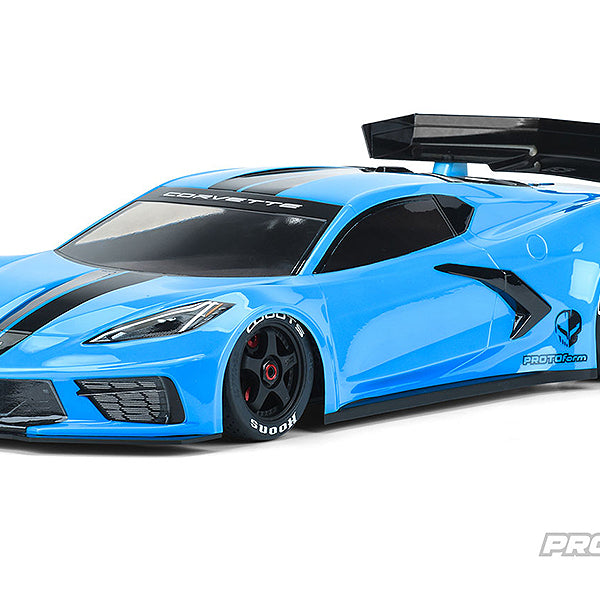 PROTOFORM PL1577-00 CHEVROLET CORVETTE C8 CLEAR BODY FOR FELONY/INFRACTION