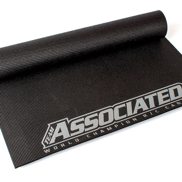 SP428 TEAM ASSOCIATED PIT MAT 2018 24" x 48" SILVER LOGO