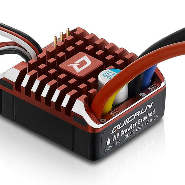 HW30112750 HOBBYWING QUICRUN 80AMP WP BRUSHED CRAWLER ESC