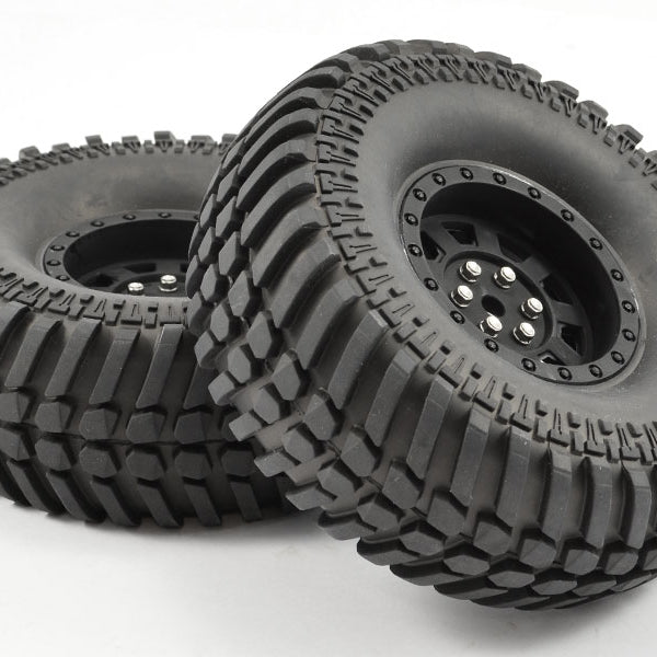 FAST1260B FASTRAX 1:10 CRAWLER PASO 1.9 MOUNTED SCALE WHEEL BLACK