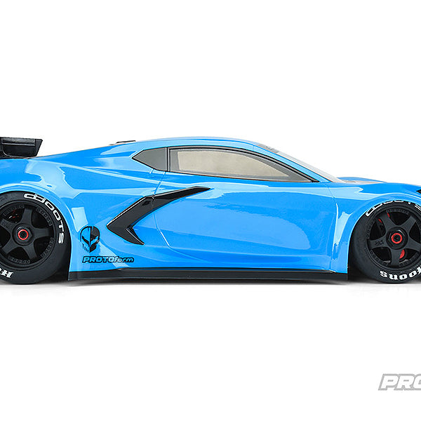 PROTOFORM PL1577-00 CHEVROLET CORVETTE C8 CLEAR BODY FOR FELONY/INFRACTION