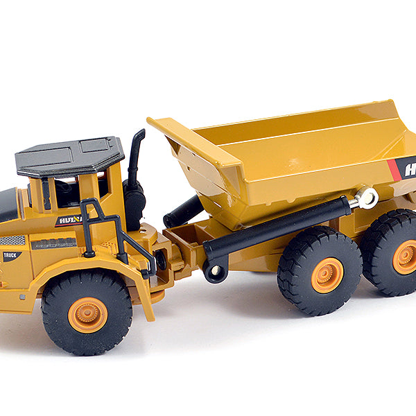 CY1712 HUINA 1/50 DIECAST 6-WHEEL DUMP TRUCK STATIC MODEL