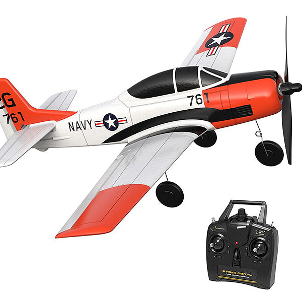 V761-9 VOLANTEX T-28 TROJAN 4CH 400MM BRUSHED W/GYRO EPP RTF