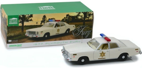 GRE 19055 - Plymouth Fury Hazzard County Sheriff white 1977