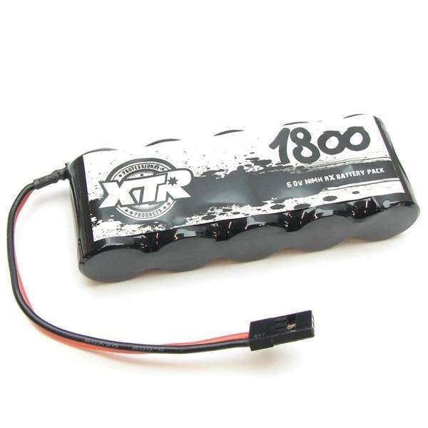 xtr-0206 XTR Receiver Battery FLAT NiMh 6.0v 1800 Mah