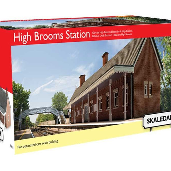 R9818 Hornby PRE-DECORATED CAST RESIN BUILDING HIGH BROOMS STATION