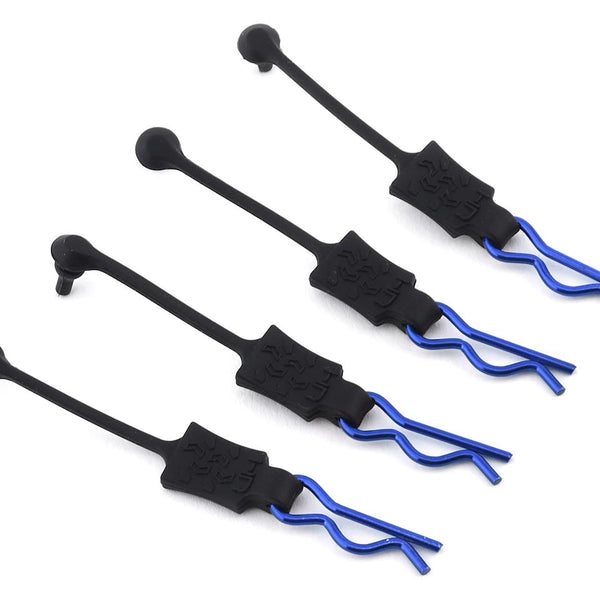 HRABWP39E - Hot Racing 1/8 Body Clip Retainers (4)