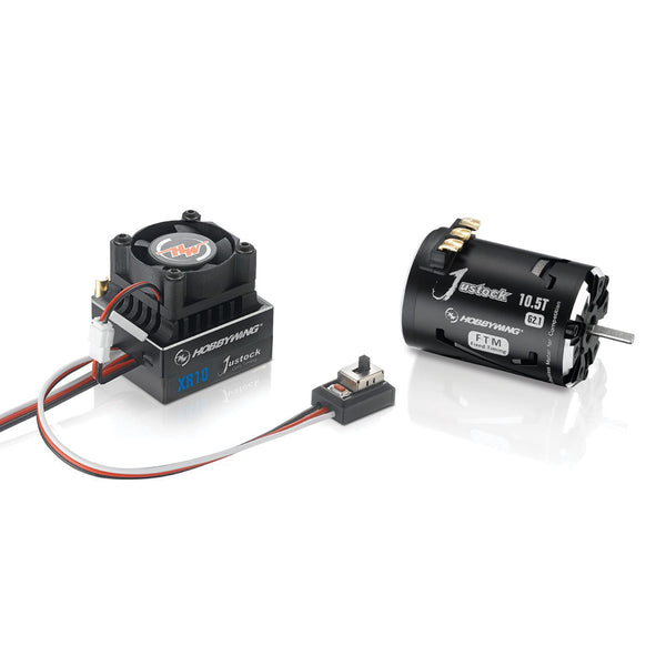 HW38020239 HOBBYWING JUSTSTOCK COMBO-XR10-JS2 - BLACK - G2.1 10.5T