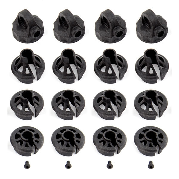 AS91814 TEAM ASSOCIATED B6.1 SHOCK CAPS AND SPRING CUPS
