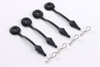 FAST889BK FASTRAX BODY PIN HOLDER BODY PROTECTOR 4pcs LARGE BLACK