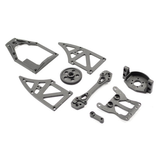 FTX7247 FTX SURGE 51T TOP PLATE MOTOR HOLDER RR TOWER SIDE PLATE