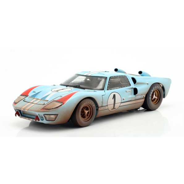 SHE SC405 Ford GT40 Mk II #1 2nd 24h Le Mans 1966 Miles/Hulme Dirty Version