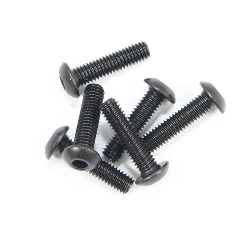 FTX6527 BUTTON HEAD HEX SCREW M3x12 6PCS