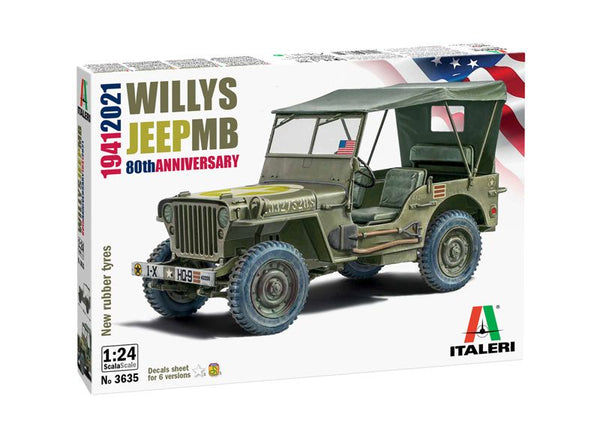 3635 Italeri 1/24 Willys Jeep MB