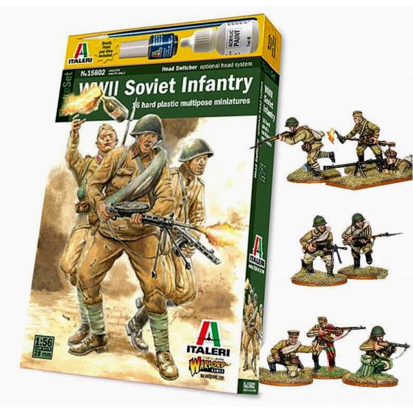 Italeri 15602 Soviet Infantry WWII
