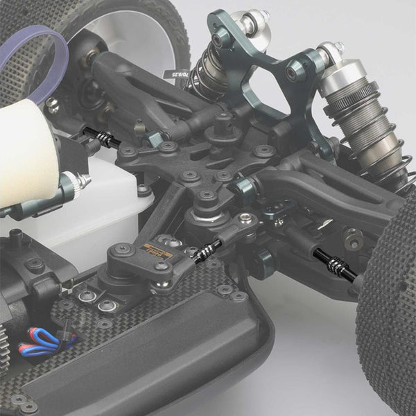 JCO2584B JConcepts Mugen MBX-8 Fin Titanium Turnbuckle Set (Black) (5)