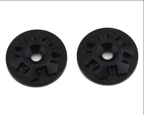 JCO8125 JConcepts Aluminum RM2 Clover Wing Button (Black) (2)