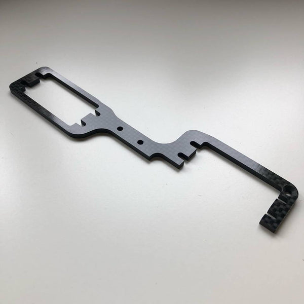 JQB0312CF Carbon Fiber CNC Radio plate (BE,WE)