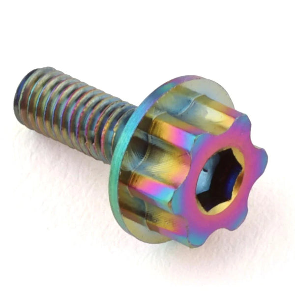 J&T Bearing Co. Titanium Clutch Screw (Oil Slick)