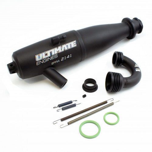 UR352141-FHD ULTIMATE EFRA 2141 OFF ROAD BLACK HD PIPE SET W/ FAST-LOCK SYSTEM MANIFOLD