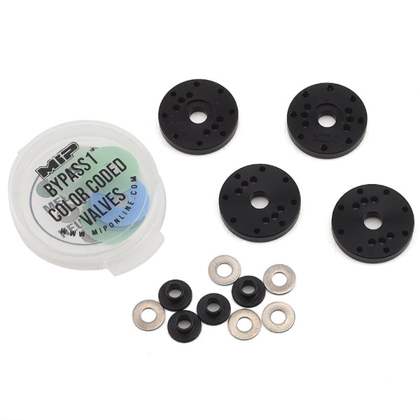 MIP 19020 BYPASS1 PISTONS  8-HOLE SET  16MM  TEAM ASSOCIATED RC8
