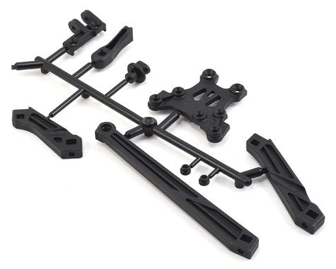 E2148 Mugen Seiki MBX8 Body Mount & Front Upper Plate Set