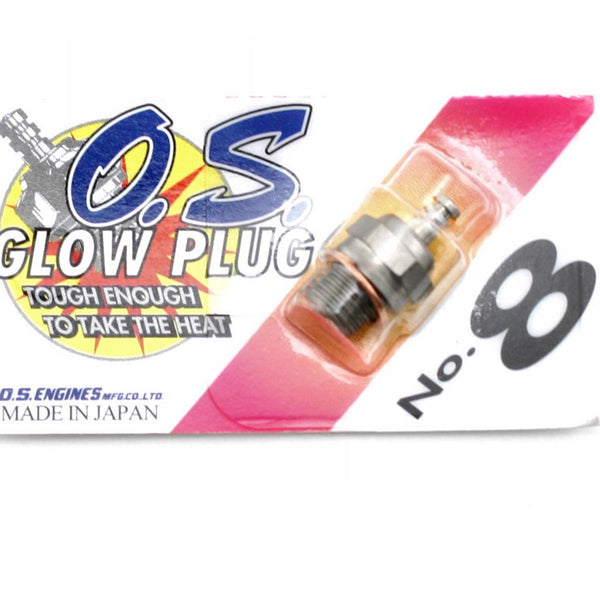 L-OS71608001 O.S. GLOWPLUG NO.8 (MEDIUM)