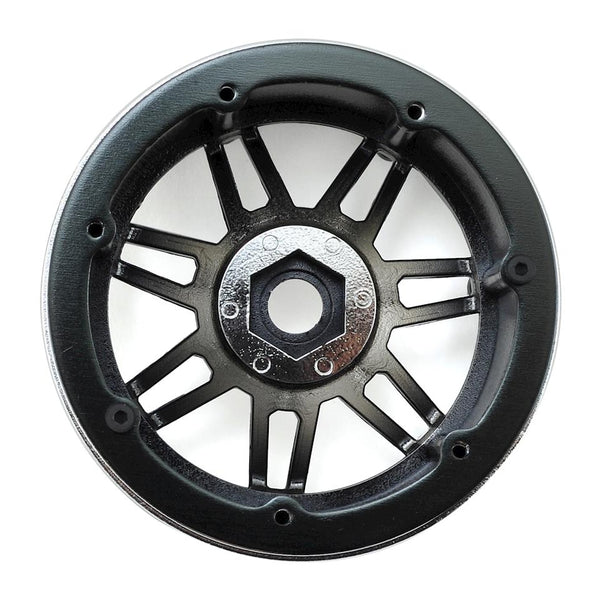 PBTW22931CB Pit Bull Tires Raceline #931 Injector 2.2 Beadlock Wheel (Chrome/Black)