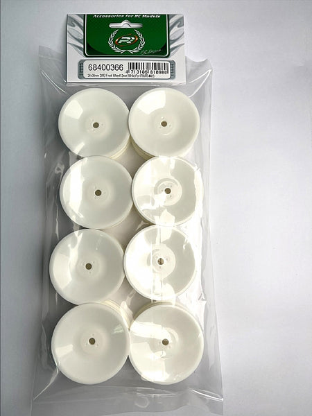 68400366 - 26x38mm 2WD Front Wheel 12mm(White)For IFMAR-#4  (8)