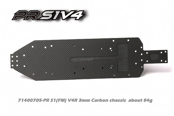 71400705 PR S1(FM) V4R 3mm Carbon chassis