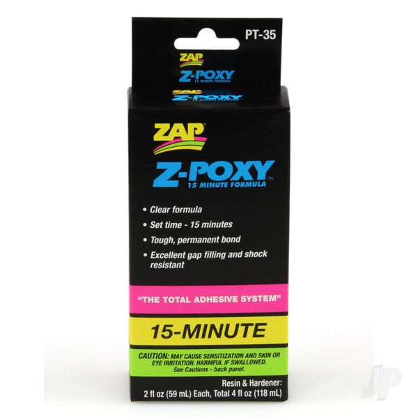 PT-35 Zap Z-Poxy 15 Minute Epoxy 4oz