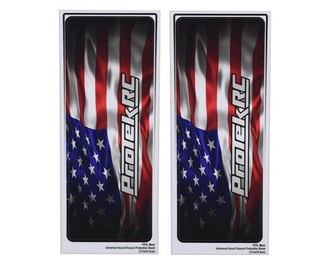 PTK-1102-USA  ProTek RC Universal Chassis Protective Sheet (USA) (2) (12.5x33.5cm)