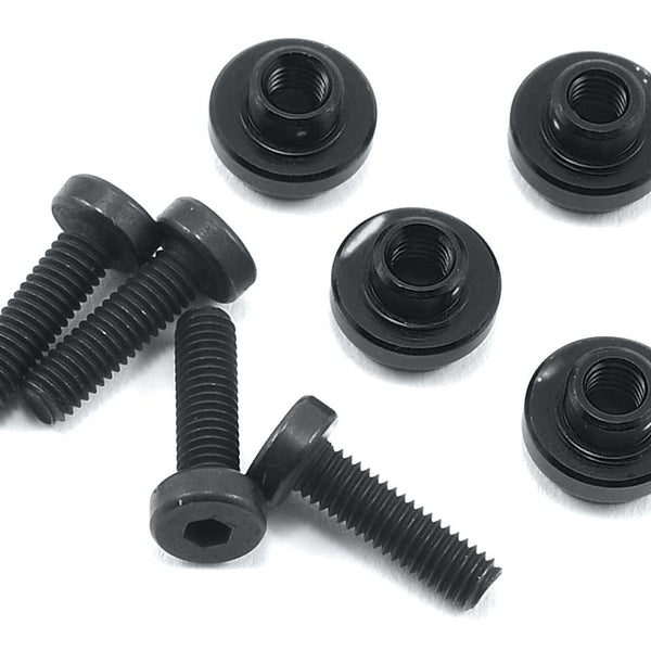 PTK-3040 ProTek RC Aluminum Servo Mount Grommet (Black) (4)