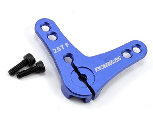 PTK-7814 ProTek RC Aluminum L-Shaped Clamping Servo Horn (Blue) (25T)