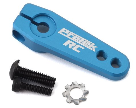 PTK-7823 - ProTek RC Aluminum Flat Clamping Servo Horn (Blue) (25T-ProTek)